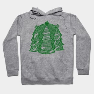 Christmas fir trees Hoodie